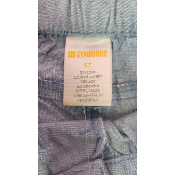 Gymboree 5T Girls Light Blue Denim Look Shorts Pink Strawberries NWT Read Desc - Picture 8 of 10